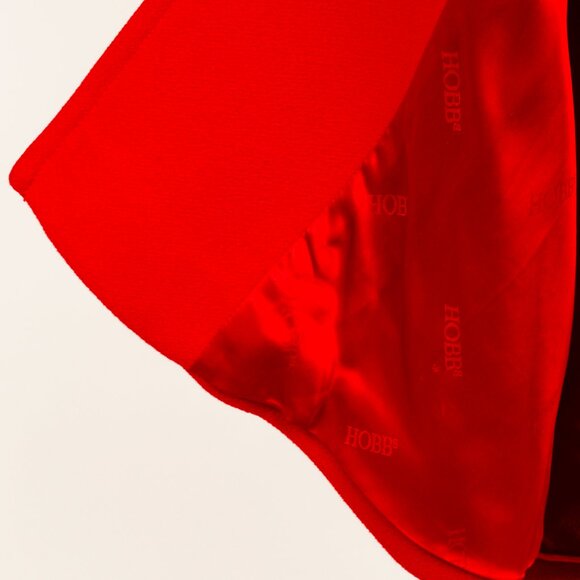 Hobbs Red Wool & Cashmere Blend Double-Breasted Coat - Picture 9 of 13